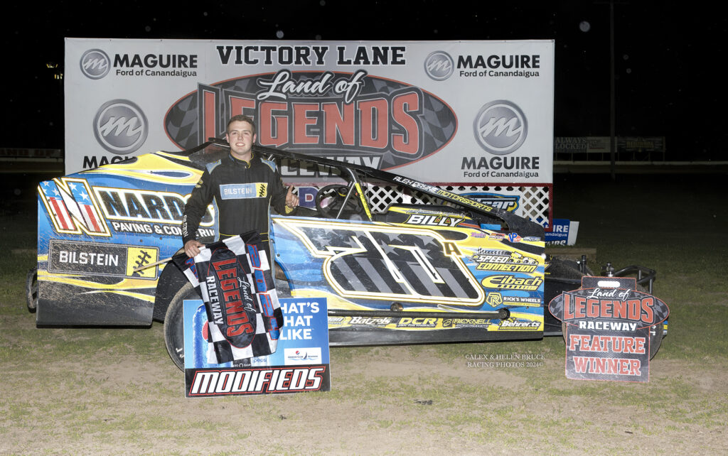 Alex Payne wins at Land of Legends Raceway